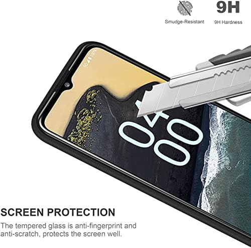 Rtyjz За Nokia G400 5g Случај со 2 Пакет Калено Стакло Заштитник На Екранот Отпорен На Удари Мека Силиконска Заштитна Обвивка На Телефонот