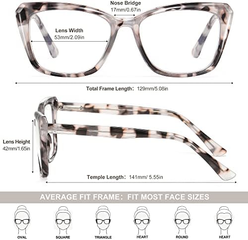 Очила Сина Светлина Очила За Читање ЗА Жени TR90 Мачка Око Компјутер Очила Мода Пролет Шарка Читателите