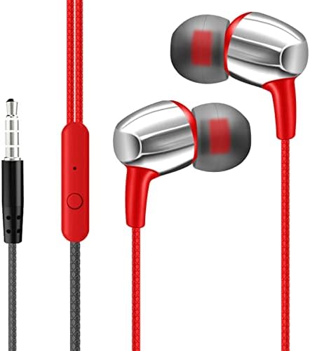 Слушалки во Слушалки За Уши со Микрофон 3,5 мм Жични Слушалки за iOS И Android Паметни Телефони Лаптопи Mp3 Игри На Среќа Walkman