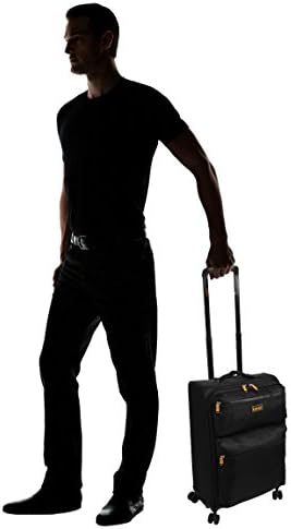 ЛУКАС Ултра Лесен Носење-Мек 20 Инчен Проширлив Багаж-Мала Торба За Тркалање Одговара На Повеќето Оддели На Авиокомпанијата-Издржлив Куфер Со
