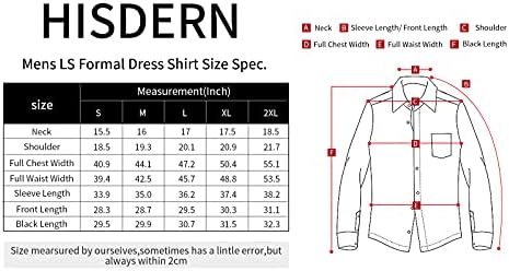 Кошули за фустани со масти со долги ракави солидна деловна формална кошула редовно вклопување на случајно копче надолу со двојна јака кошула