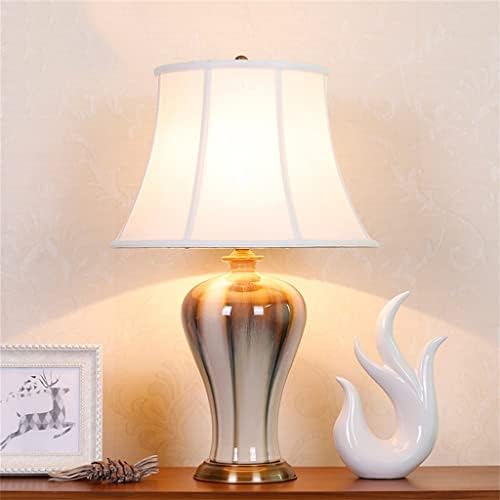 ZSEDP маса за ламба Керамика романтична топла свадба соба дома Европски стил спална соба во кревет ламба
