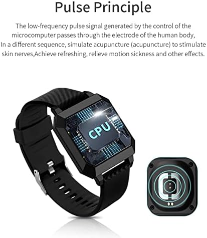 Yiisu F8 Анти-маѓепсан паметен часовник за да се спречи вежбање на движење за поспаност Вежба за поспаност Педометар на здравјето на здравјето