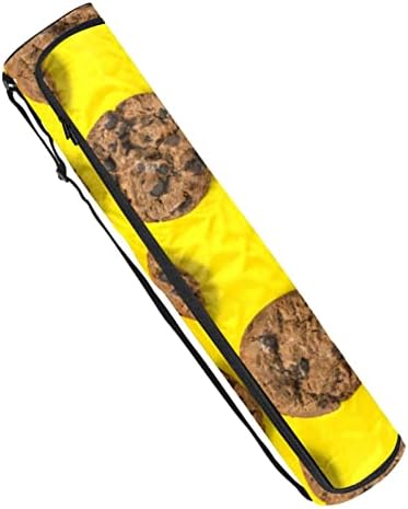 Лаијухуа Јога Мат торба, двојни патенти за јога терета за жени и мажи - мазни патенти, големо отворање и прилагодлива лента во форма на У, одговара на повеќето колачи