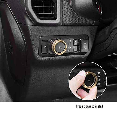 Centекар Централна конзола прекинувач на копчето за климатик аудио предниот светла и менувачот за контрола на копното за Форд Бронко