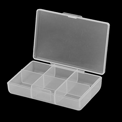 Алатка за пластични делови за пластични делови Организатори за складирање на компоненти кутии за кутии за кутии за алатки 2 парчиња чисти