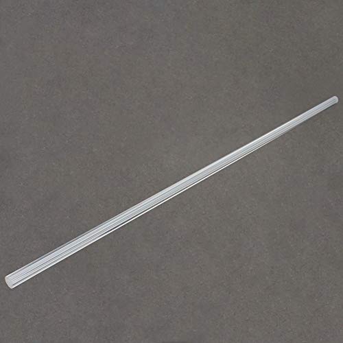 Бела права линија акрилна тркалезна шипка стандардна толеранција на плексиглас лесна за дијаметар од 10мм со дијаметар од 10мм 500мм