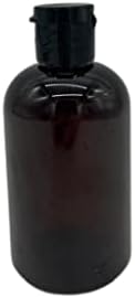 Природни фарми 4 мл Амбер Бостон БПА БЕСПЛАТНИ шишиња - 12 пакувања со празни контејнери за полнење - есенцијални масла - ароматерапија | Црна капа за капа - направено ?