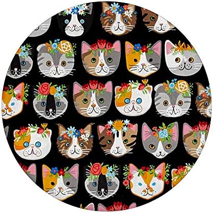 Акварел шарени мачки печати поп -мачки за приклучок за приклучок за приклучоци PopSockets PopGrip: Заменлива зафат за телефони