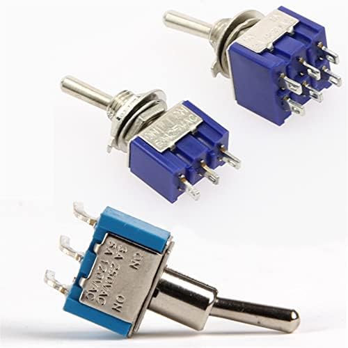 Индустриски прекинувачи 2pcs 6 mm прекинувачи минијатурни прекинувачи за вклучување единечен пол двојно фрлање мини водоотпорно