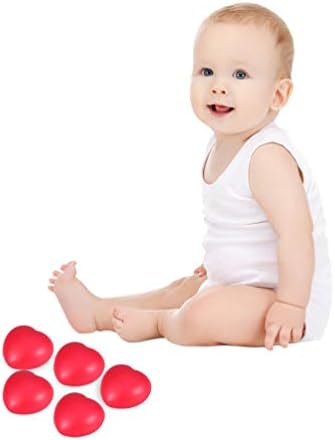 Pretyzoom 12 парчиња стискаат топка срце срце, мека миризлива играчка мека стрес топка опуштена играчка за мали деца деца