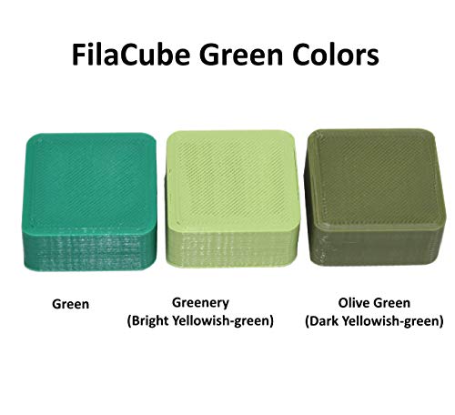 3D печатач со маслиново зелена плата 1,75мм 1 кг - Филакубе ПЛА 2 Филамент 1,75 Маслиново зелено 3Д печатење пластично влакно [направено