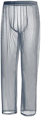 МАШКА Мрежа ЈИНЈУЈУ Погледнете Низ Панталони Пижами Долна Облека Дневна Домашна Хеланки Облека За Спиење Ладни Суви Јога Панталони