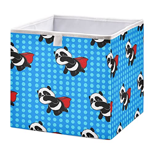 Коцки за складирање на коцки Hero Panda Cube, водоотпорна корпа за играчки за канти за организатор на коцка