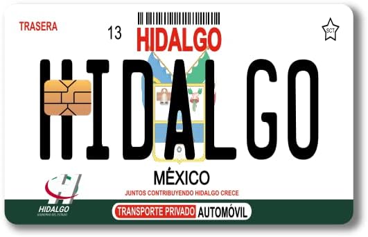 Мексико Плакас - Мексиканска Регистарска Табличка-Кредитна Картичка Кожа Винил Налепница
