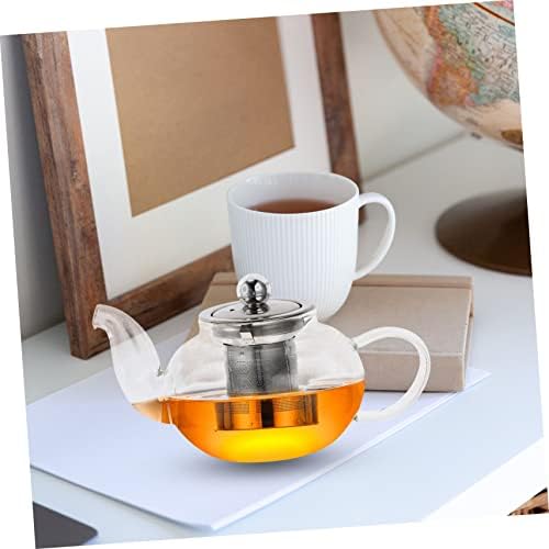 Doitool 3pcs филтер за филтрирање на чајник еспресо филтер чист котел од не'рѓосувачки челик шише со вода гушав чај сад за чај