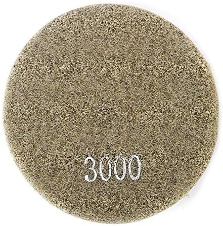 3 инчи суви влажни влажни дијамантски подни полиња со 3-пакувања дискови за пескарење 100 за гранитни мермер бетон