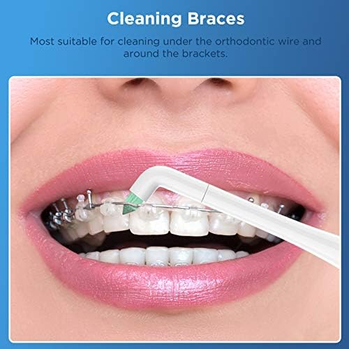 Меѓудетална замена четка за заби глави за филипс Sonicare Систем за глава на четка за четки, за чистење на загради/помеѓу забите/задните