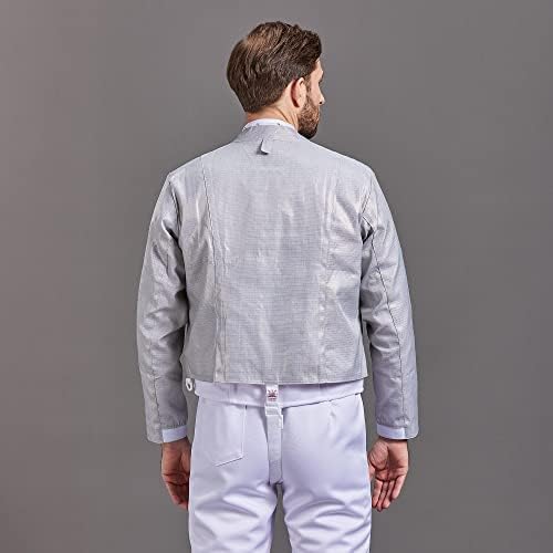 Gangtiehun Fencing Lame Knickers Suit for Foil and Saber - Fencing Electric Saber јакна, не'рѓосувачки челик сабја куца за мажи жени