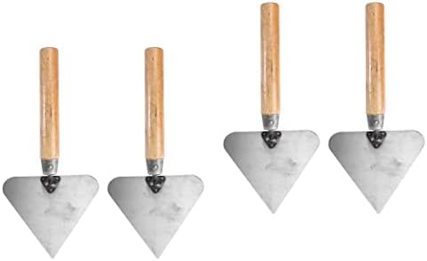 Алатки за рачни алатки метална шпатула триаголник за укажување на бетонска алатка: 4 п.п.