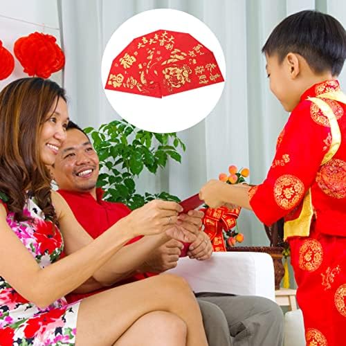 Тодмоми Кинески Црвени Пликови 48 парчиња 2023 Нова Година Црвени Пликови Лунарни Новогодишни Пликови Зајак Кинески Среќни
