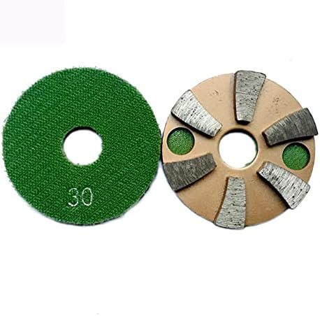 3 парчиња 3inch метални влошки за мелење 80мм подлога за полирање на дијаманти суво/влажно бетонски под мелење диск мермер гранит 3JKP од делови