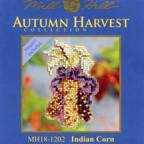 Индиски пченкарен брада броеше вкрстено бод за украси Мил Хил 2011 есенска жетва MH18-1202