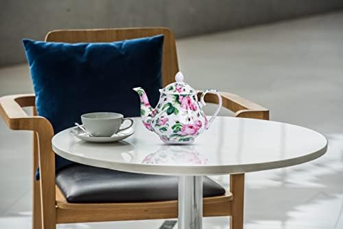 Европски стил керамички чајник кафе тенџере со вода тенџере порцелан гроздобер подарок чај тенџере