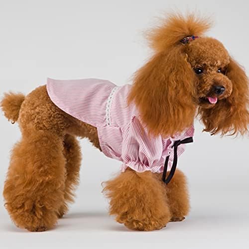 Облека за миленичиња за големи кучиња женски кучиња фустан пролетна и летна облека за домашно милениче пролета симпатична материја за миленичиња
