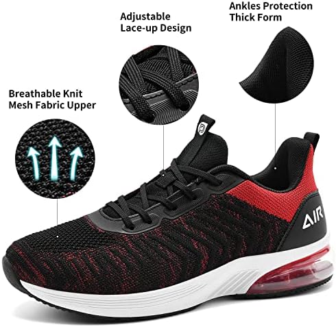 Surking Men's Air Athertic Athetic Running Tennis Shoes Fashion Trail Sport Gym Jogging Walking Fitness Sneaker US 7-12,5