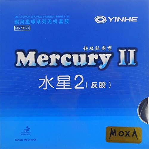 Јинх Меркур II пипс во гумен лист за тенис на маса