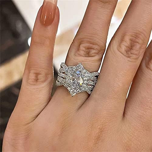 Марширање ringsенски прстен за женски лесен луксузен прстен за легури на прстен за прстен за прстен за ангажман, симпатична смола прстени