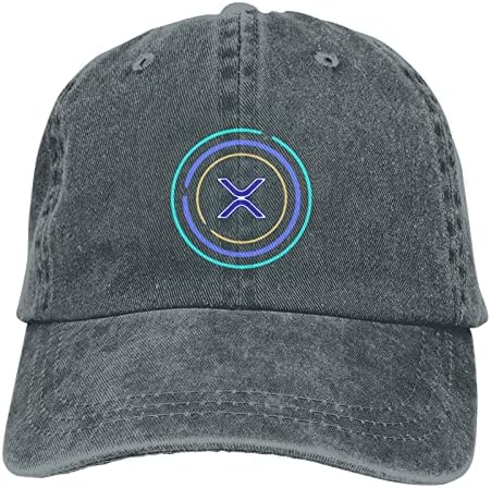 XRP Ripple Baseball Cap Mans Mans Casqutte, прилагодлива жена со сендвич капа