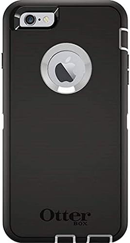 OtterBox Бранител Серија Солиден Случај за iPhone 6s плус &засилувач; iPhone 6 плус Не-Мало Пакување-Само Црно/Бело - СЛУЧАЈ
