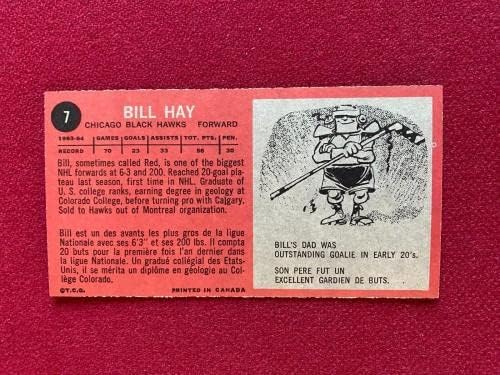 1964-65, Бил Хеј, ТОПС, Високо Момче Хокеј Картичка-Непотпишани Хокеј Картички