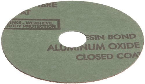 Абразивен диск за заслуги смола, поддршка од влакна, алуминиум оксид, дијаметар од 7/8 арбор, 7, решетка 36
