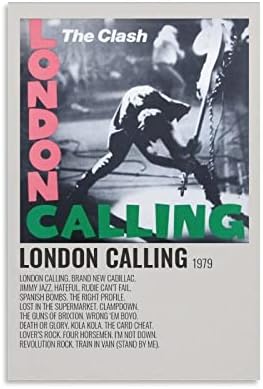 Ikiya The Clash London London, повикувајќи се на платно постери, wallидна уметност декор Декорација за спална соба Необјавено: