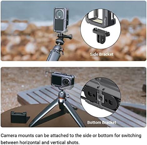Cage Cagage Camera Camera за Action за Action 2 Combo или комбо со двоен екран, графен материјал трансферира топлина за 40% подолго време на снимање
