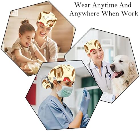 Куче шепа за кучиња, со копче и џемпери, 2 пакувања за еднократна хируршка хирургија, држач за конска опашка, мулти -боја, повеќе бои