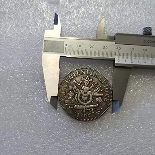АВЦИТИ Антички Занаети италијански Комеморативна Монета 1706 Сребрена Долар Копија монета 1314