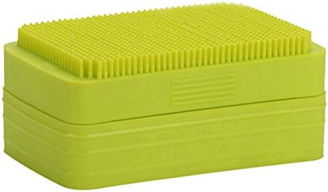 Doitool 1 сет 2 парчиња кутија за бања силиконски држач за сапун за кутии со лента за капакот