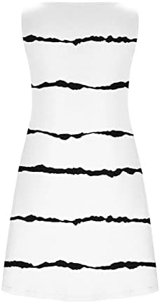 Fuestенски летен фустан на плажа 2023 Цветна маичка со садници за обични џебови бохо резервоар фустан