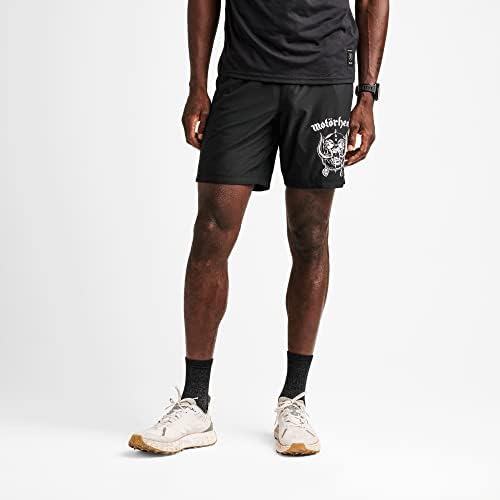 Roark Run Amok Serrano Active Short, varctring половината, атлетски шорцеви за мажи за мажи