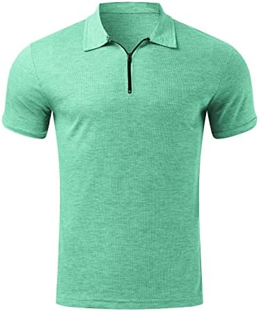 2023 машки патент Поло кошули со кратки ракави за голф тенок вклопуваат обични работни маици стилски основни маички деловни летни врвови