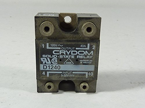Crydom D1240 SSR, монтажа на панел, 140Vac, 32VDC, 40A