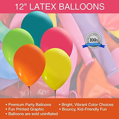 Балони со желки - 12 Инчен Латекс - 2 Странично Печатење за Роденденски Забави Или Која Било Друга Употреба На Настани-Наполнете Со Воздух