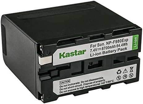 Kastar 4-Пакет NP-F980EXP Батерија И LTD2 USB Полнач Компатибилен СО HDR-FX1 HDR-FX1000 HDR-FX1000E HDR-FX7 HDR-FX7E HDV-FX1 HDV-Z1 HVL-20DW
