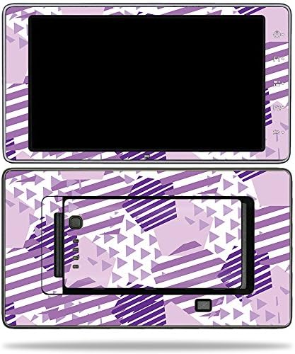 MOINYSKINS SKINE компатибилен со DJI Crystalsky Monitor 5.5 - Purple Pentagon | Заштитна, издржлива и уникатна обвивка за винил