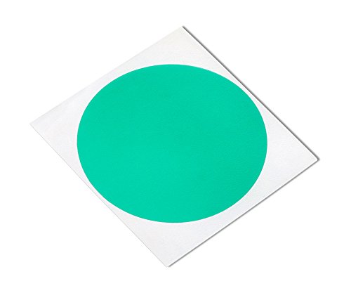 Tapecase GD-0.343 -500 Зелена полиестер/силиконска леплива лента со лагер, 0,343 должина, 0,343 ширина, 0,343 круг со дијаметар