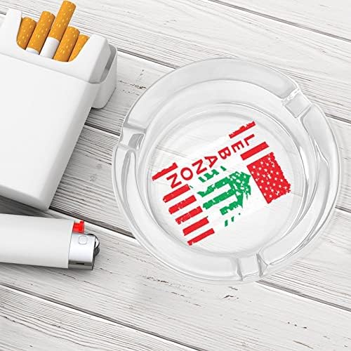 Либан во САД знаме стакло од пепелници за цигари за ветровито ѓубре може да печати фенси фиоки за пепел за домашна канцеларија во хотел